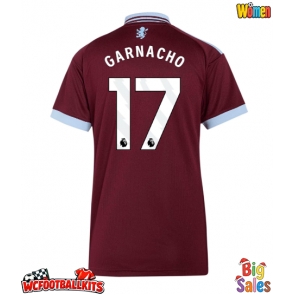 Aston Villa Alejandro Garnacho #17 Replica Home Stadium Shirt for Women 2026-27 Short Sleeve